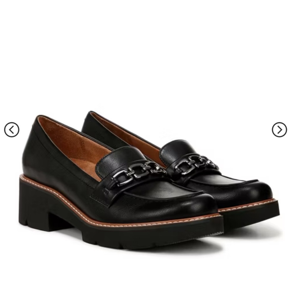 Naturalizer Womens Cabana Lug Sole Slip On Loafers